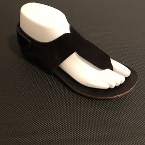 Pedro Garcia Julia Thong Sandals Black Suede 37 7